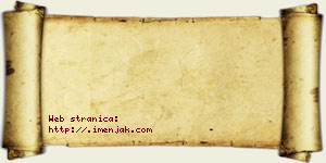 Emilija Bizumić vizit kartica